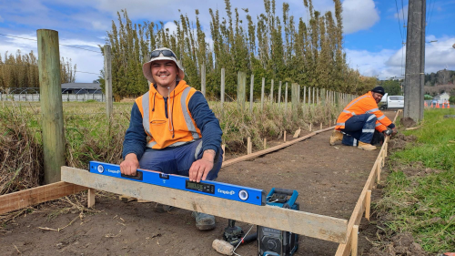 Path progress in Dargaville